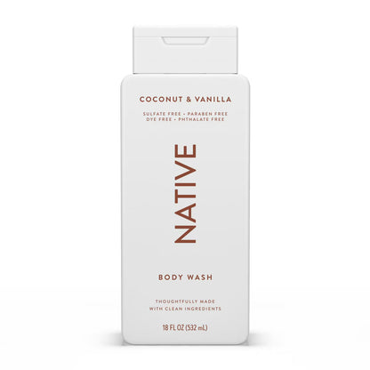 NATIVE Body Wash for Women and Men