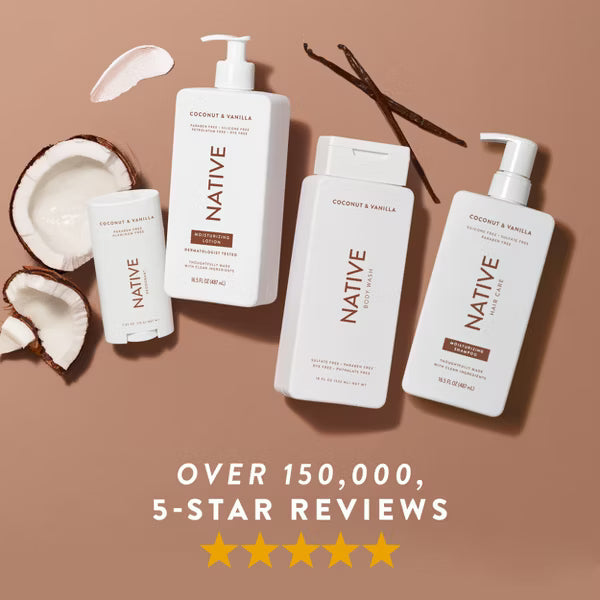 NATIVE Body Wash for Women and Men