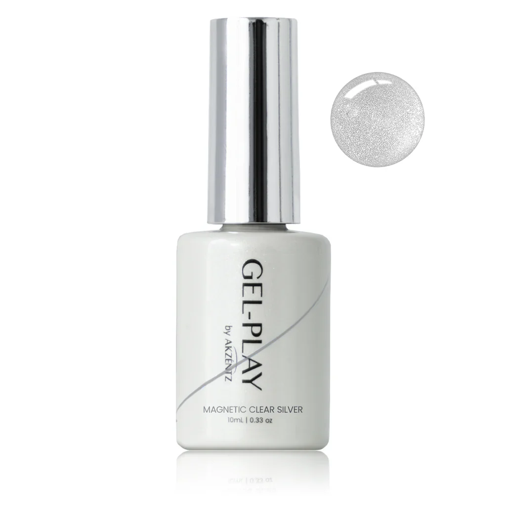 Gel Play Magnetic Clear Silver by Akzentz
