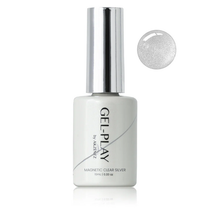 Gel Play Magnetic Clear Silver by Akzentz