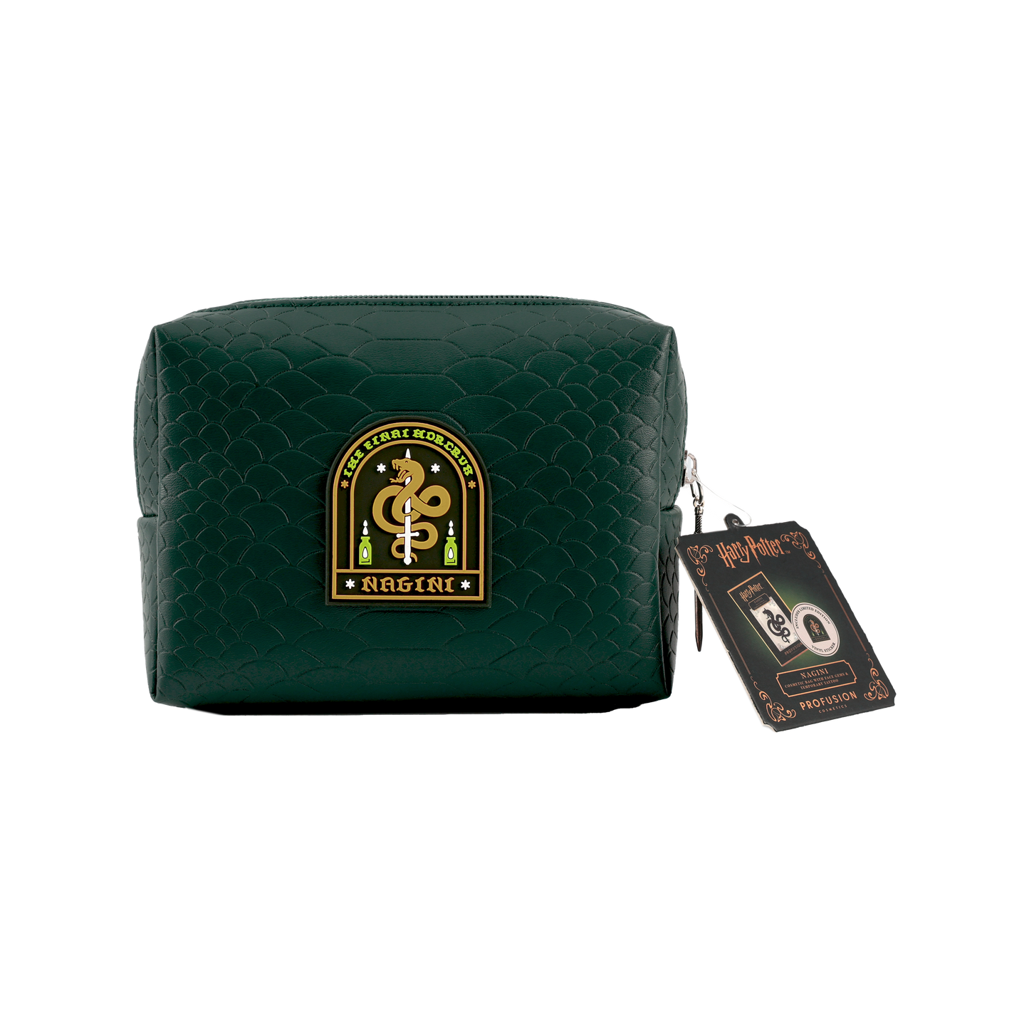 HP Dark Arts | Nagini Cosmetic Bag with Face Gems & Temporary Tattoo