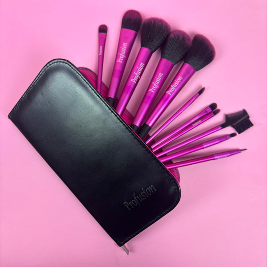 11pc Makeup Brush Set