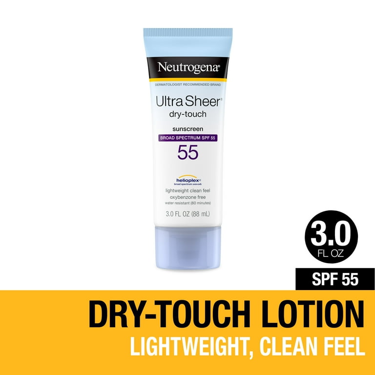 NEUTROGENA Ultra Sheer Dry-Touch Sunscreen Broad Spectrum SPF 55