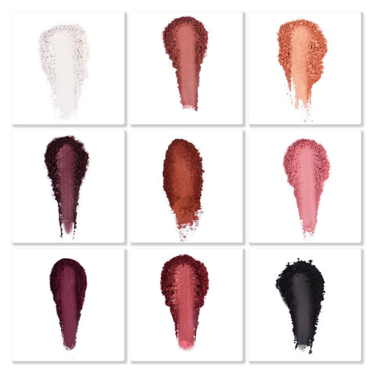 SYDONI ROSE' EYESHADOW PALETTE | Pink & Burgundy Matte Shades with Shimmer Highlights