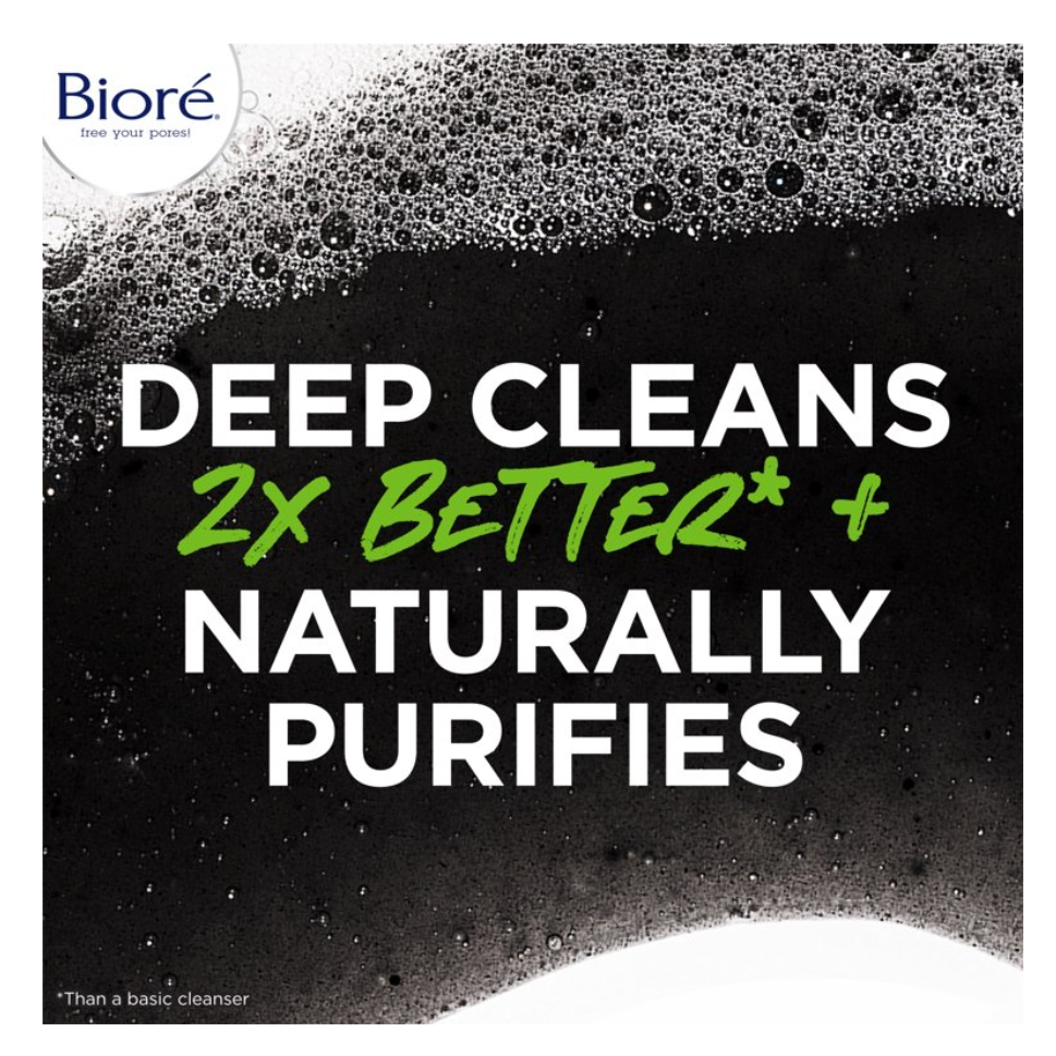 BIORE Charcoal Deep Pore Charcoal Cleanser