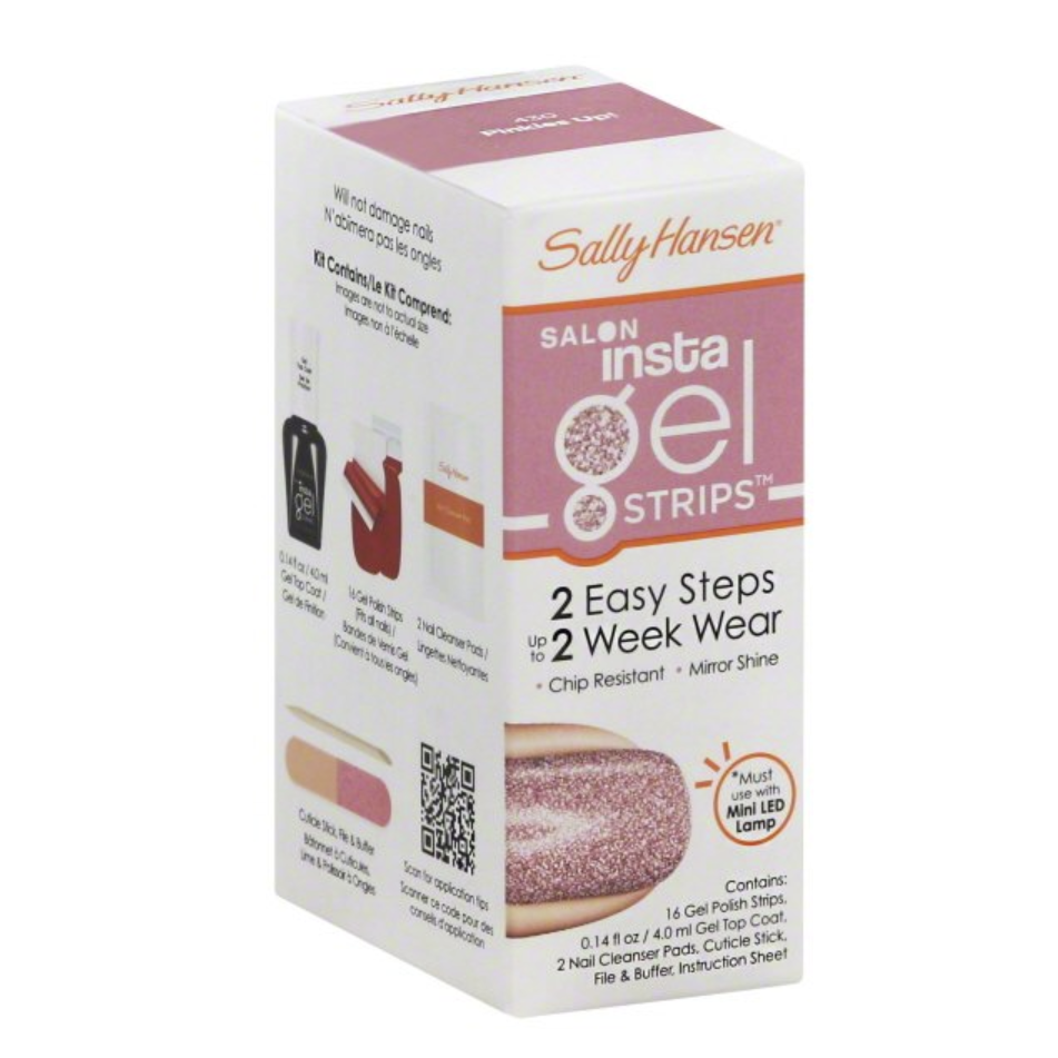 SALLY HANSEN Pro Salon Insta-Gel Strips Manicure (Combo Kit Set)