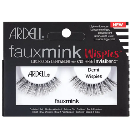 ARDELL Fauxmink Wispies, Luxuriously Lightweight With Invisiband Lashes