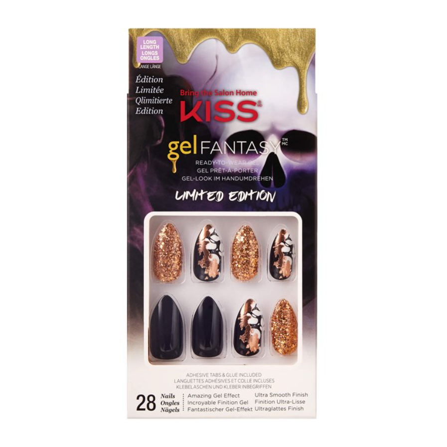 KISS Gel Fantasy Limited Edition Halloween Design 28 Fake Nails