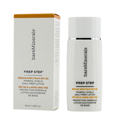 BAREMINERALS Prep Step Broad Spectrum SPF 50 Mineral Shield Lotion