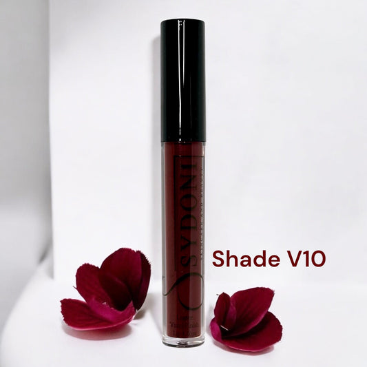 SHADE V10 LUSTRE VINYL FINISH LIPGLOSS - Deep Rich Plum