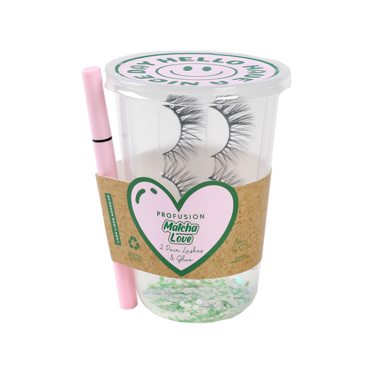 Matcha Love 2 Pair Lashes & Glue