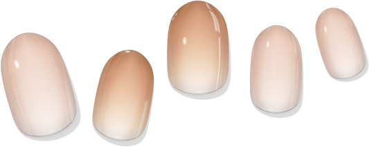 Nude Gradient Gel Nail Wrap