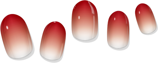 Apricot Gradient Gel Nail Wrap