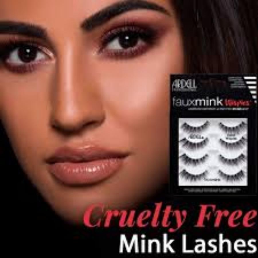 ARDELL Fauxmink Wispies, Luxuriously Lightweight With Invisiband Lashes