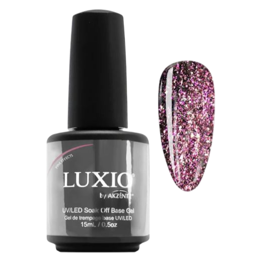 Luxio - Effects Pink Shimmer Top Gel