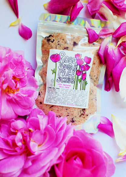 Rose Sugar Face Scrub