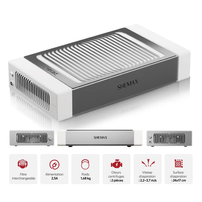 SHEMAX Style Pro White Nail Dust Collector