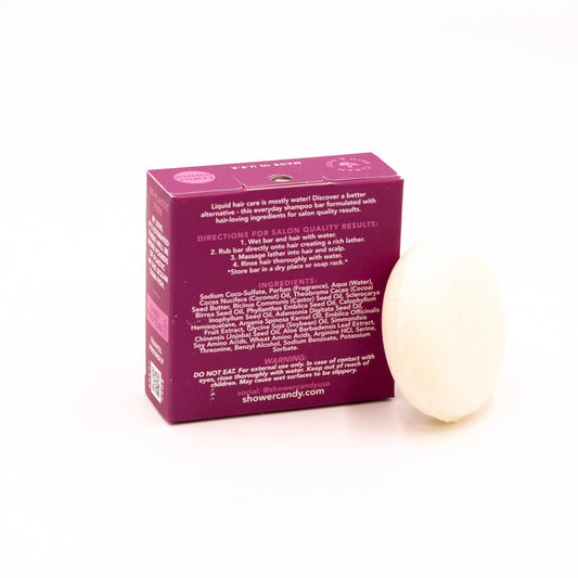 Argan Oil Bamboo Shampoo Bar – Smoothing Solid Shampoo for Frizzy and Curly Hair