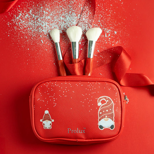Wrapped in Gnome: Makeup Brush & Cosmetic Bag