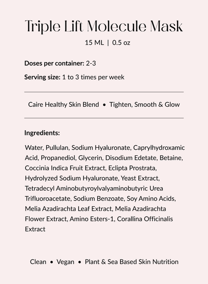 Triple Lift Molecule Mask